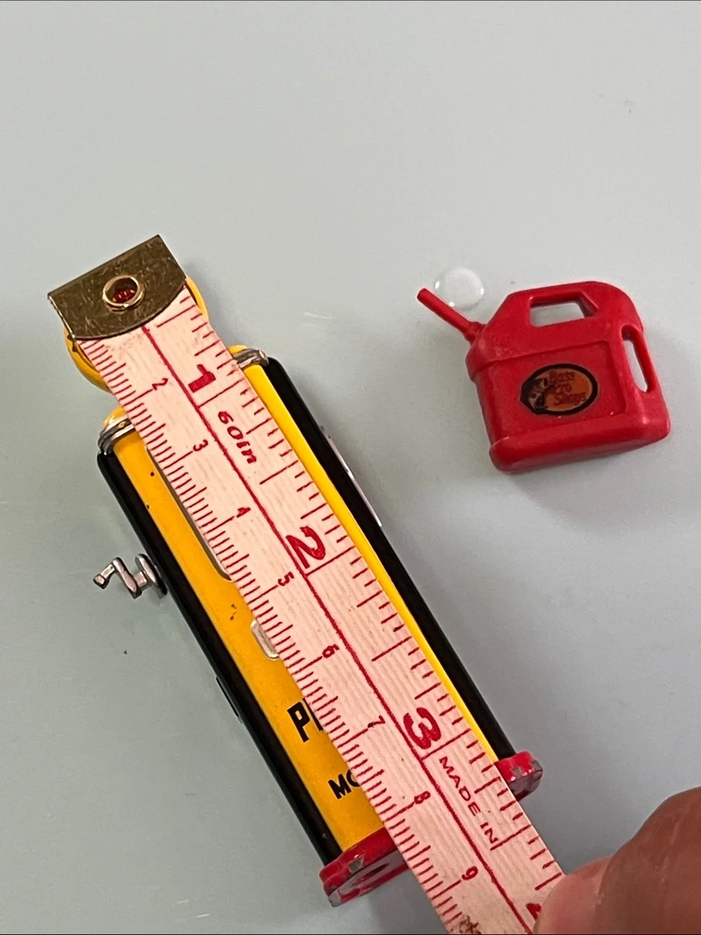 Yellow Toy Gas Pump with Red Gas Can - Kids Vehicles